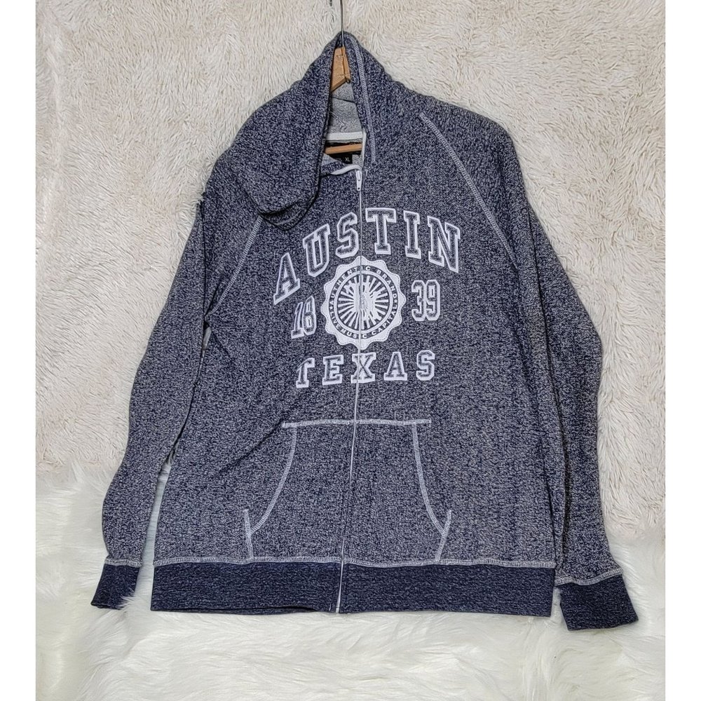Passion I Women's Zip Up Austin Texas Hoodie, Size XL
